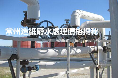 常州造紙廢水處理價格揭秘？行業(yè)內(nèi)幕大曝光！